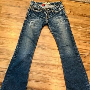 BKE Denim Stella Jeans Length is 31.5